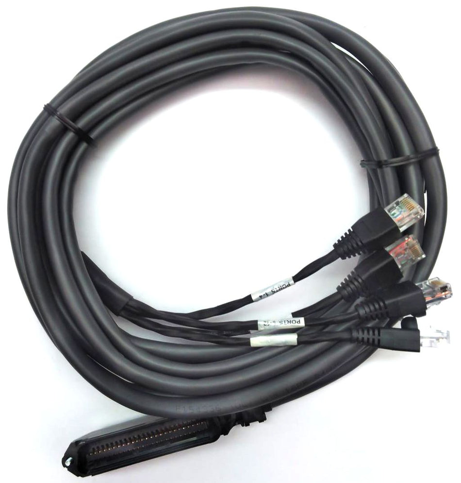 Mitel Inter-Tel DEM Cable Adapter Male to Male RJ-545 to Amp 50P 15ft 813.1814