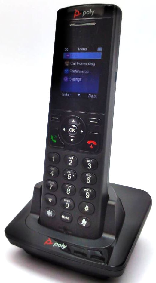 Poly VVX D230 DECT VOIP Phone Handset with Charging Dock 89B48AA#ABA