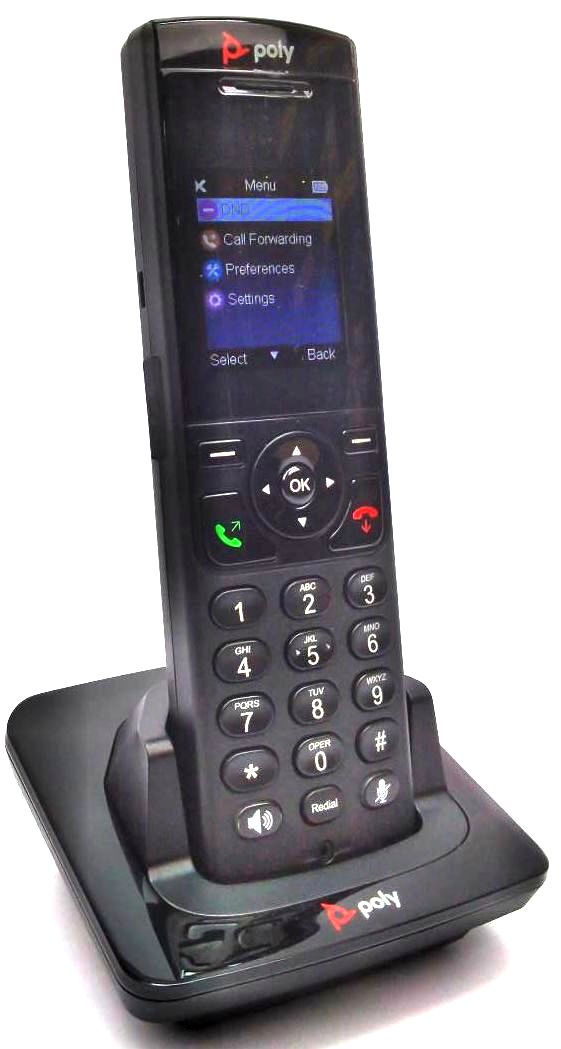 Poly VVX D230 DECT VOIP Phone Handset with Charging Dock 89B48AA#ABA