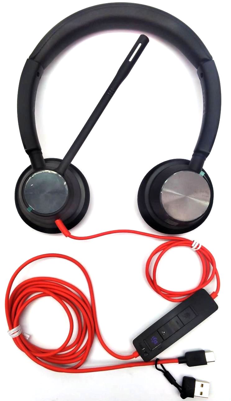 Poly Blackwire 3320 Headset Double Sided On-ear Stereo USB-C Microphone 8X220AA