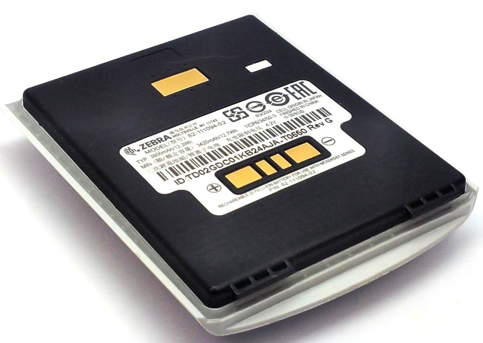 Zebra MC55A0 Battery Mobile Computer 3.7V 3600mAh 13.3Wh 82-111094-02 Genuine