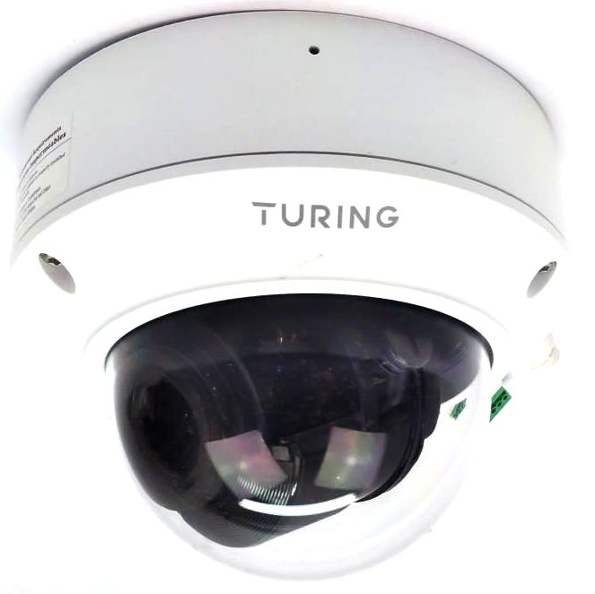 Turing TP-MMD8MV2-1Y IP Dome Camera with SMART Series NVR Vision Cloud