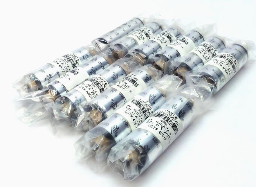 Zebra Wax Resin Ribbons 3.31" x 2913" 3200 03200GS08407 Genuine OEM - 12 Rolls