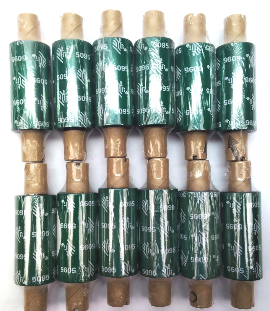Zebra Resin Ribbons 2.52" x 2913" Performance 5095 05095GS06407 OEM - 12 Rolls