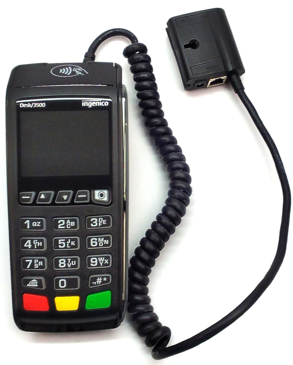 Lot of 2 Ingenico Desk 3500 Credit Card Reader Terminal Contactless PCD30010305R
