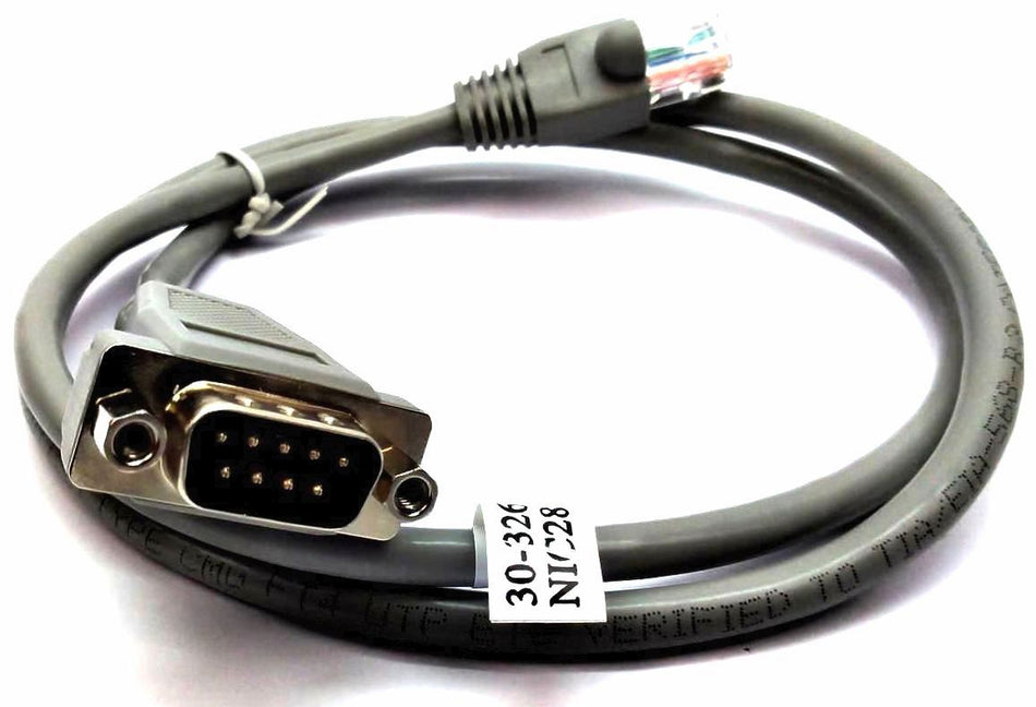 Pioneer Point of Sale Serial Console Cable RJ45 Male to DB9 Male 30-326F
