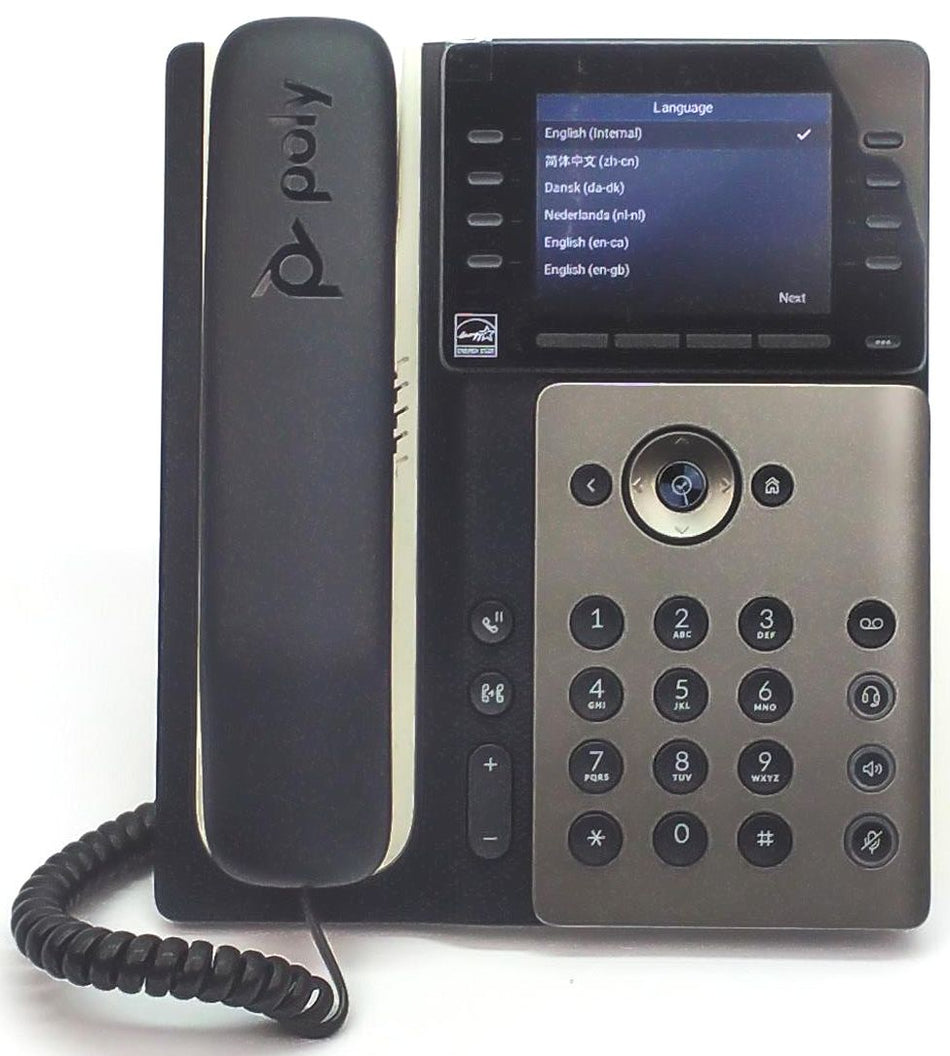Poly Edge E300 IP Phone Office Tabletop Wireless Bluetooth Wi-Fi HD 82M89AA