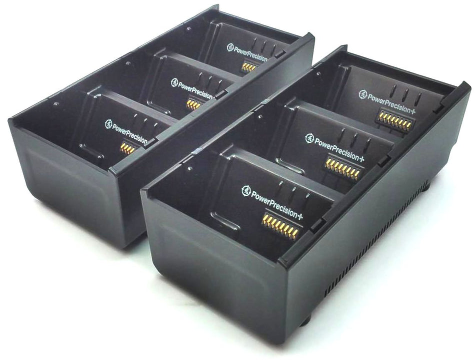 Zebra ZQ600 Battery Charger Dock 3 Slot SAC-MPP-6BCHUS1-01 Genuine - 2 Pack