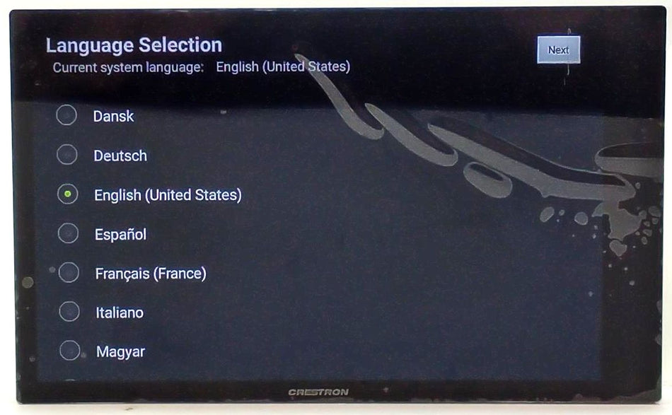 Crestron M201923002 Conference Room Scheduling Panel Touch Screen TSS-770-T-B-S