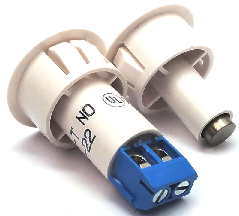 Lot of 10 GRI Door Recessed Switch Steel Set 3/4" Gap Closed Loop 10W GRI-8080TW