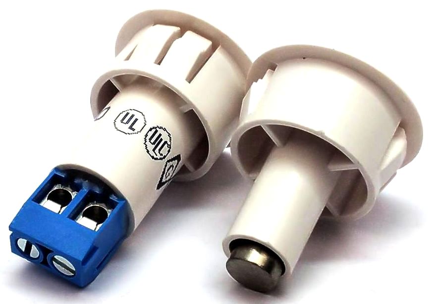 Lot of 10 GRI Door Recessed Switch Steel Set 3/4" Gap Closed Loop 10W GRI-8080TW