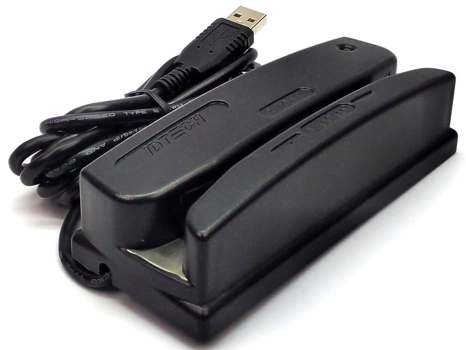 ID Tech WCR3227-633UC Omni Barcode Magnetic Stripe Credit Card Reader 3-Track