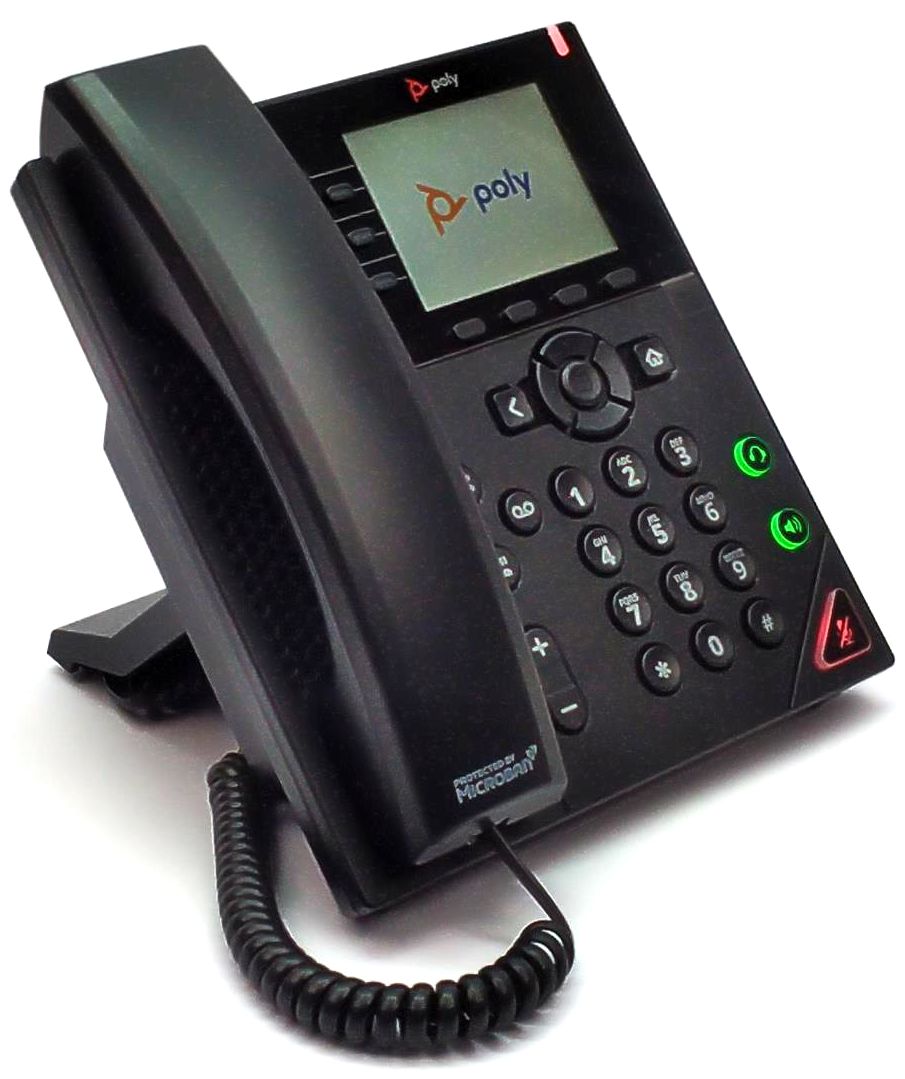 Poly VVX 350 IP Phone Office Business Desktop Telephone PoE 2201-48830-101
