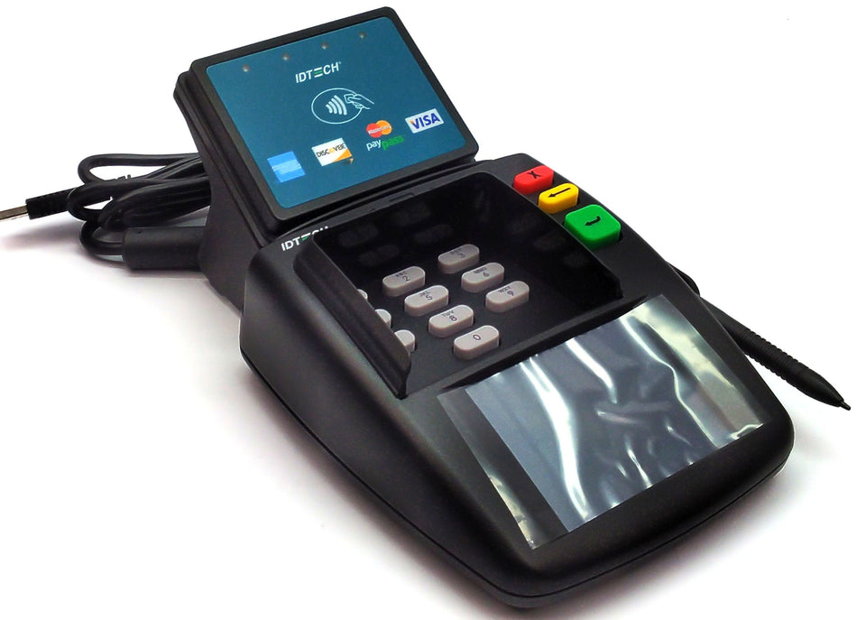 ID Tech Payment Terminal Contactless LCD Signature Capture USB IDFA-3153CM