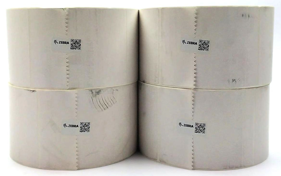 Zebra Labels 4" x 6" Z-Select 4000T Thermal Transfer 72353 Genuine - 4 Rolls