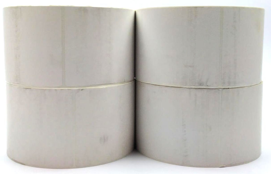 Zebra Labels 4" x 6" Z-Select 4000T Thermal Transfer 72353 Genuine - 4 Rolls