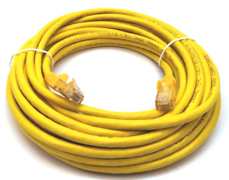StarTech.Com N6PATCH25YL Snagless Cat6 UTP Patch Cable RJ45 Male to male 25ft
