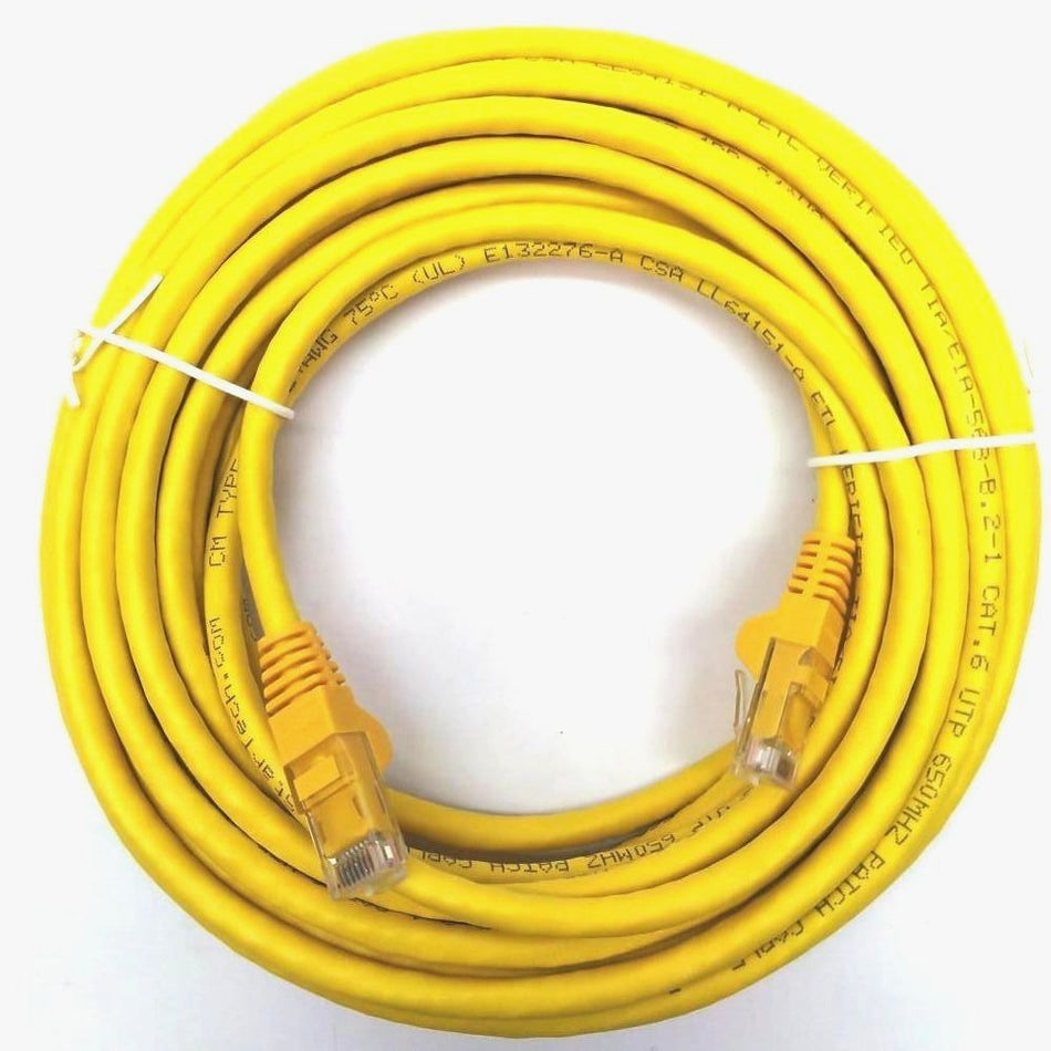 StarTech.Com N6PATCH25YL Snagless Cat6 UTP Patch Cable RJ45 Male to male 25ft