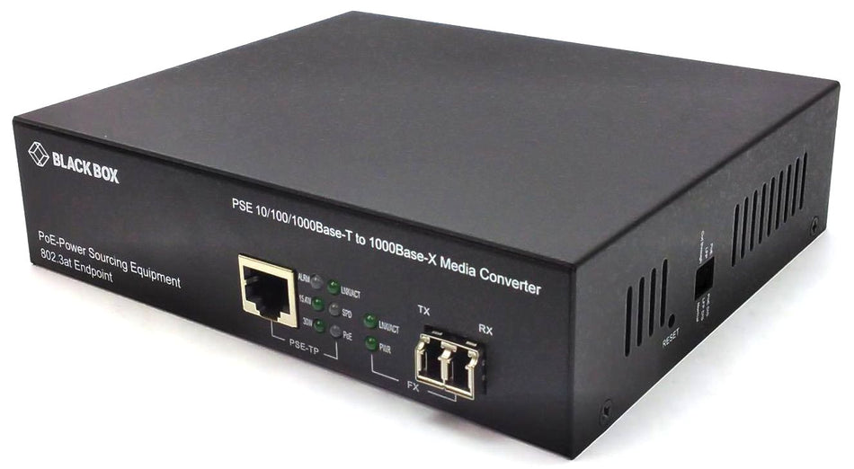 Black Box Transceiver Media Converter MMLC LPS500A-MM-LC-R3 1000 Mbit/s 850 Nm