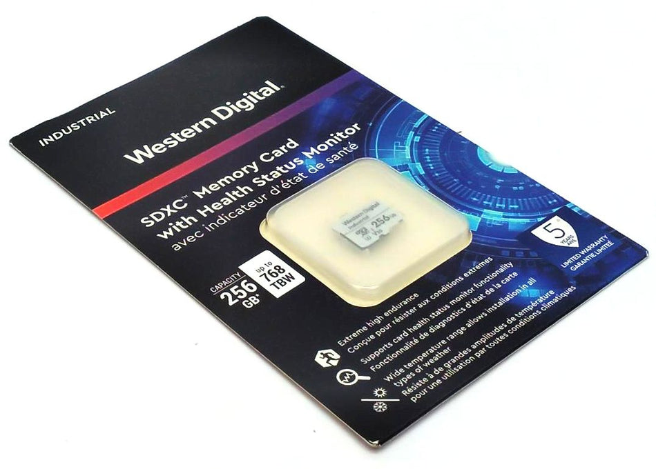 Western Digital MSD-256G IP Security MicroSD Card SDXC w/Health Status Monitor