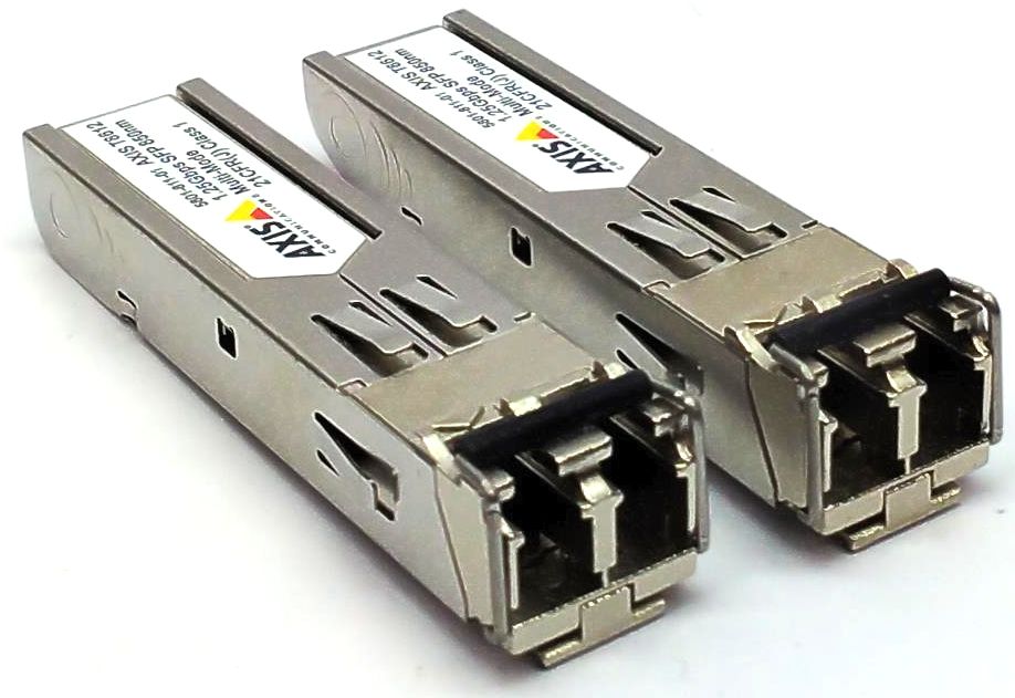 Lot of 2 Axis T8612 SFP Multi-Mode 1.25Gbs 850nm for up to 550m Transmission