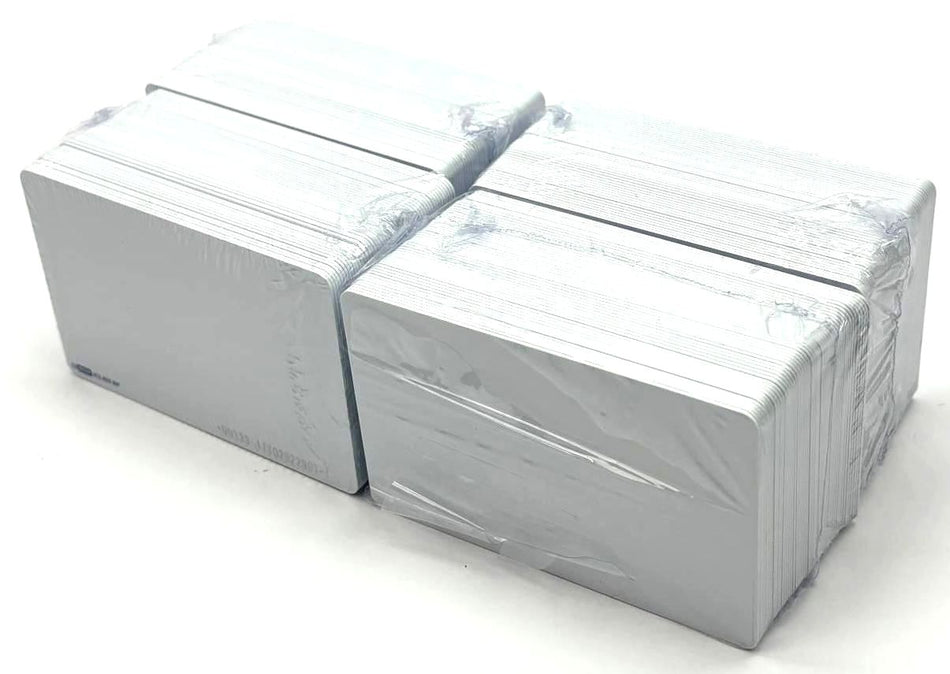 HID ICLASS 2000PGGMN 2.13" x 3.38" PVC Access Cards 33 Mil White Genuine 200 Pcs