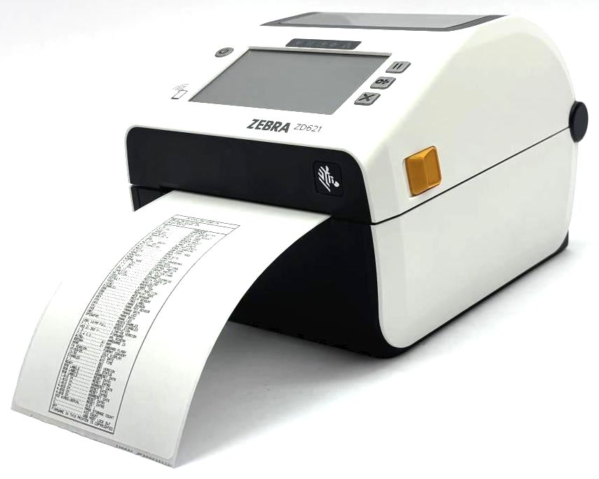 Zebra ZD621 Label Printer Desktop Wireless Bluetooth Wi-Fi ZD6AH43-D01L01EZ