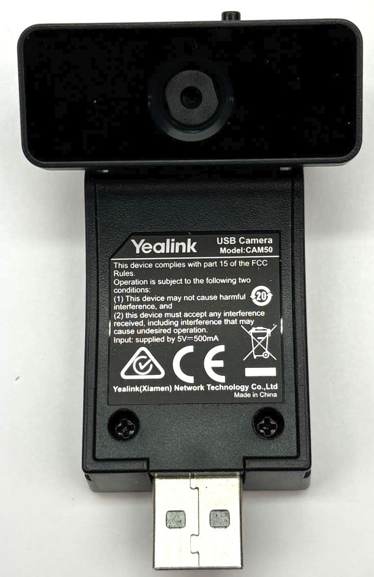 Yealink CAM50 USB Camera Conference HD Indoor Adjustable for T58V T58A Phones