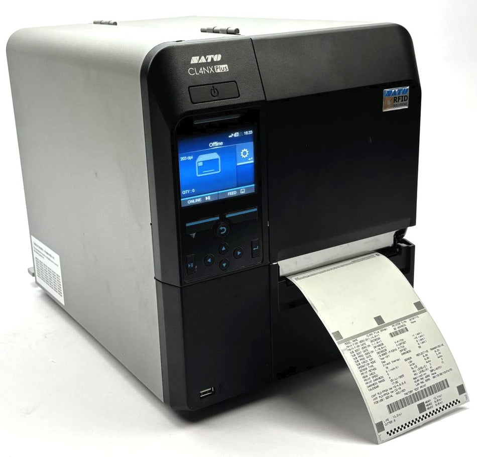 Sato CL4NX Plus Barcode Label Printer Industrial Thermal UHF RFID WWCLP1701-NAR