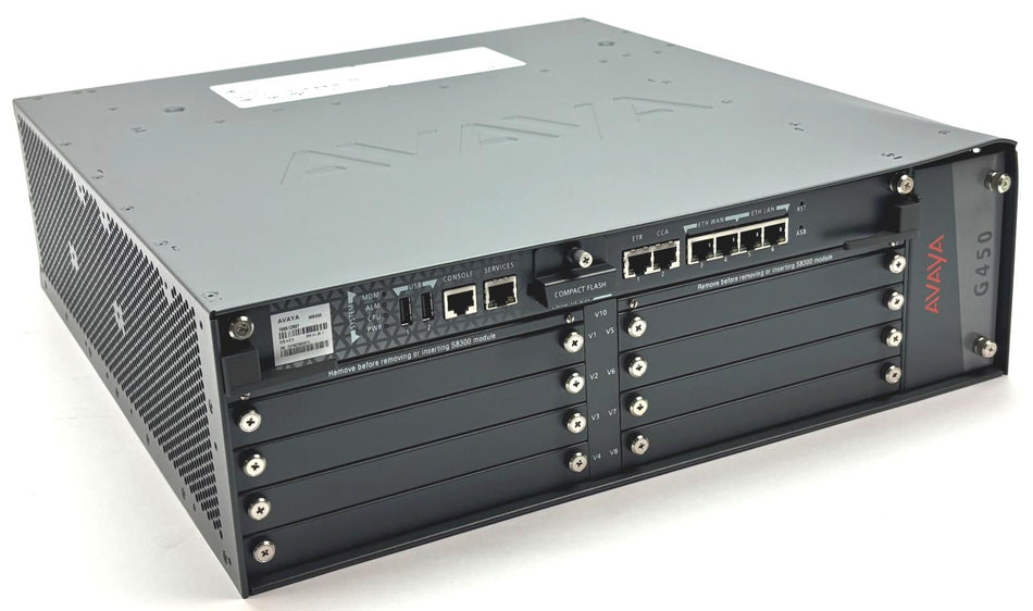 Avaya G450 MP160 Media Gateway Voice DSP Module 3U Rack-Mountable 19" 700506955