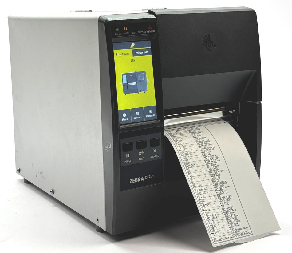 Zebra ZT231 Barcode Label Printer Industrial Bluetooth USB ZT23142-T01000FZ