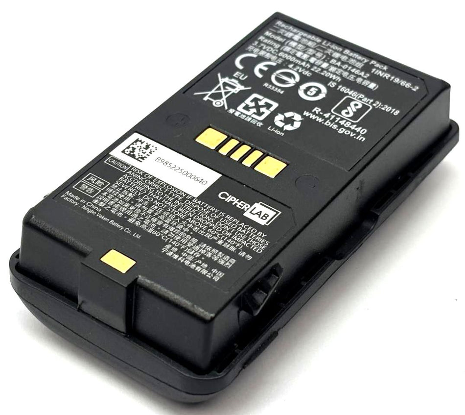 CipherLab RK95 Battery Mobile Computer 3.7V 6Ah 22.2Wh BA-0146A2 Genuine