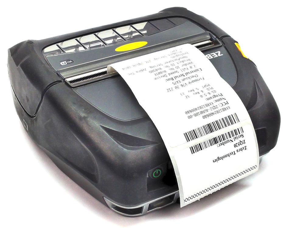 Zebra ZQ520 Label Printer Thermal Wireless Bluetooth Wi-Fi ZQ52-AUN010B-00