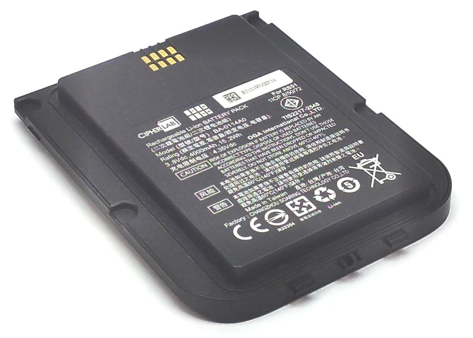 Cipherlab RS51 Battery Mobile Computer 3.8Vdc 4000Mh 15.2Wh BA-0114A0 Genuine