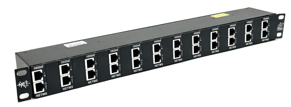 Ditek DTK-RM12NETS POE Ethernet Protector 12 Channel 1U Rackmount Shielded