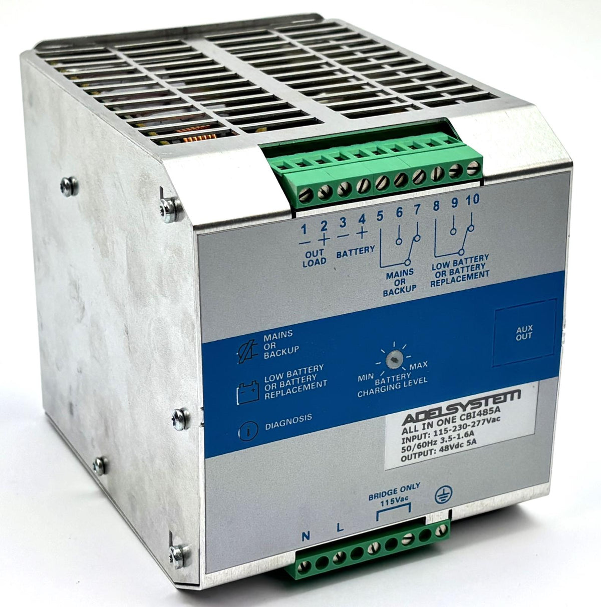 Altech CBI485A Industrial DC UPS All In One Module 48 VDC 5 A DIN-Rail ...