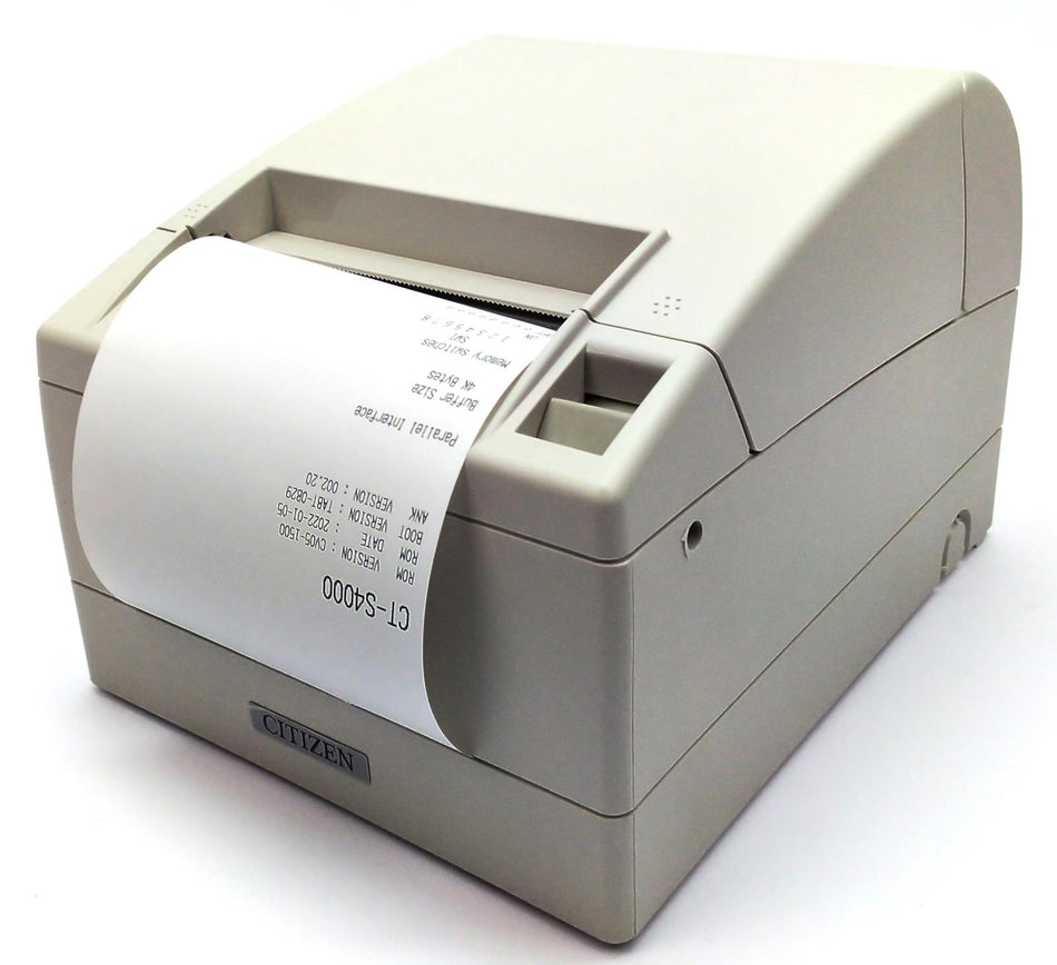 Citizen CT-S4000 Thermal Point Of Sale Barcode Receipt Printer CT-S4000PAU-WH