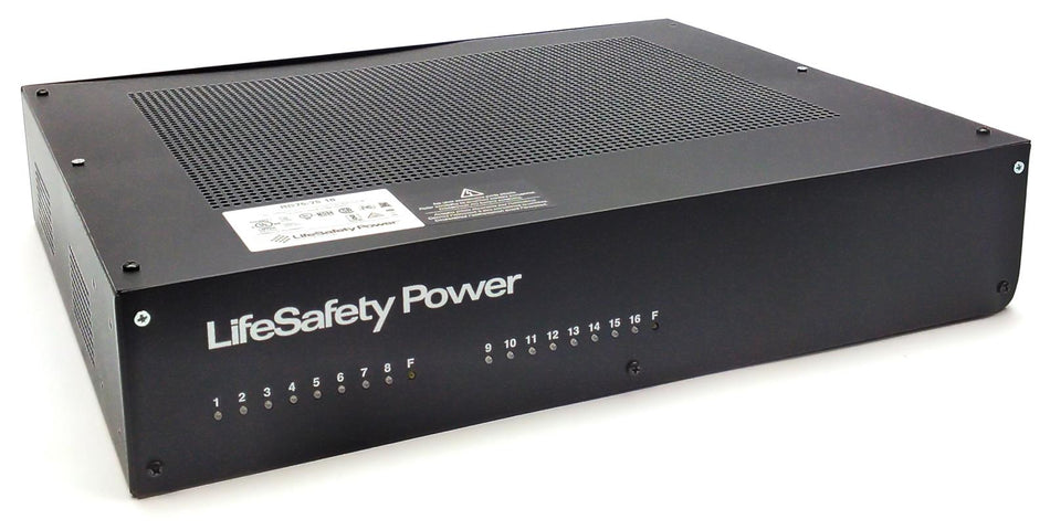 LifeSafety Power 150W Rackmount Power Supply  12/24V 16 Outputs RD75/75-16