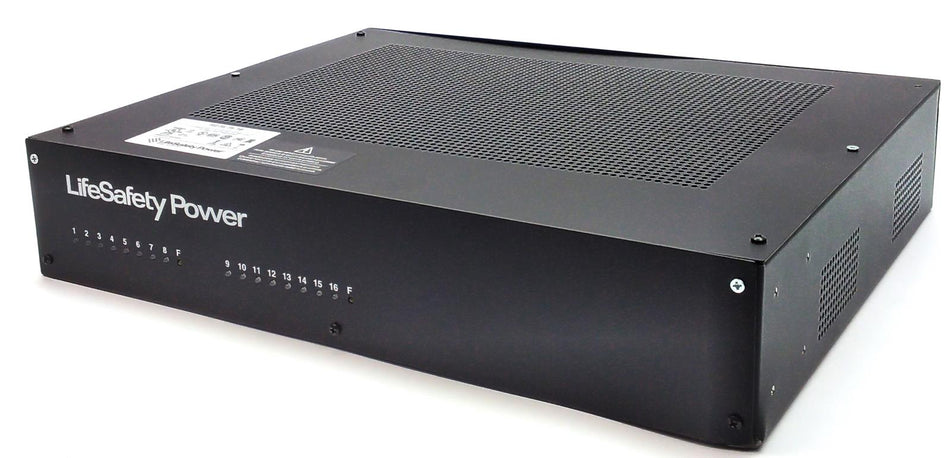 LifeSafety Power 150W Rackmount Power Supply  12/24V 16 Outputs RD75/75-16