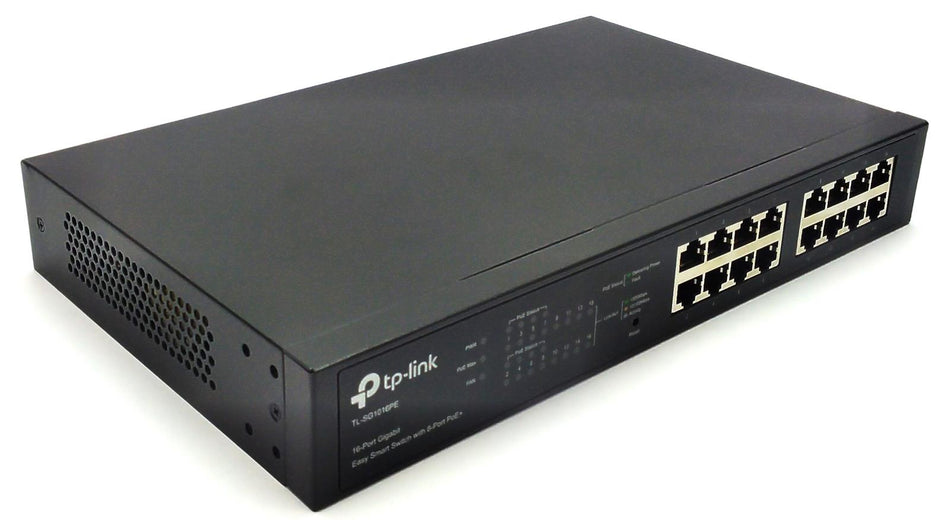 TP-Link TL-SG1016PE Ethernet Switch 16-Port Gigabit Managed 0160600139