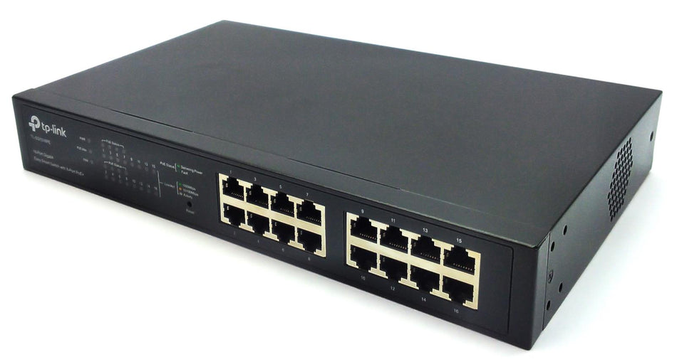 TP-Link TL-SG1016PE Ethernet Switch 16-Port Gigabit Managed 0160600139
