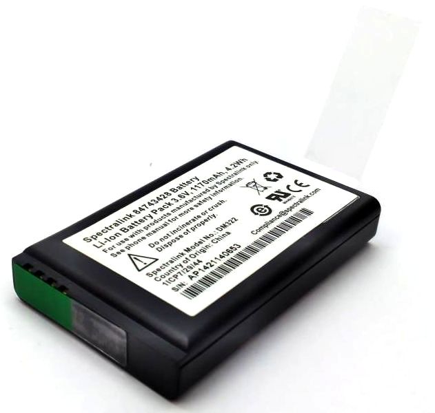 Spectralink ICP73048 Battery Pack Dect Handset 3.6V 1170mAh 84743428 Genuine