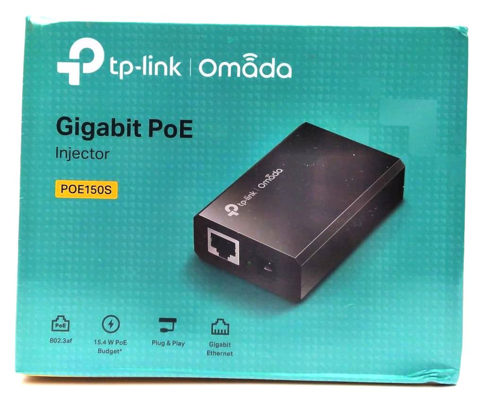 TP-link Omada POE150S Gigabit Power over Ethernet Injector 0160600262