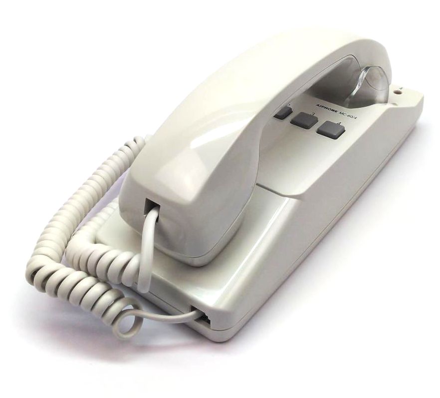 Aiphone MC-60/4A Handset Intercom Station 4 Line Paging System Wall Mountable