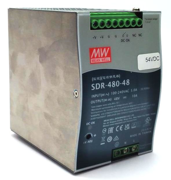 Mean Well SDR-480 Series Power Supply SDR-480-48 48V 10A 480W