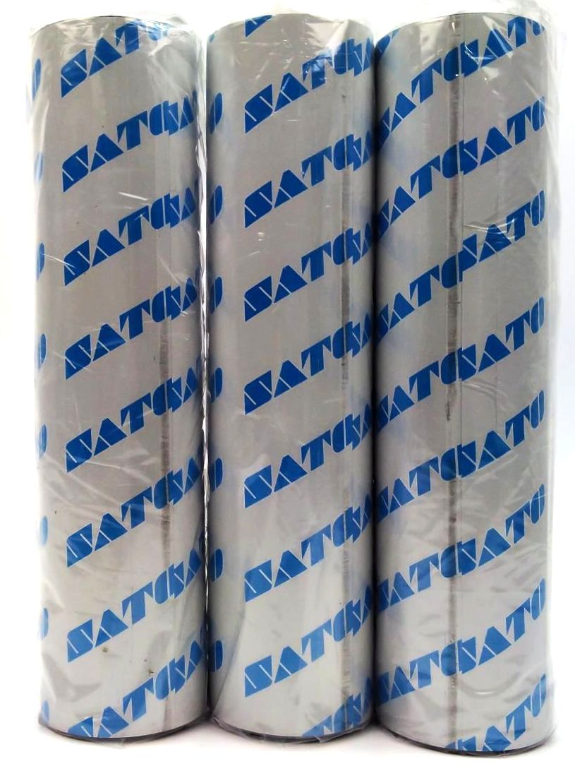 Sato 10.75" x 984' Wax Resin Ribbons T110A SWR10-R-273300 Genuine OEM - 3 Rolls