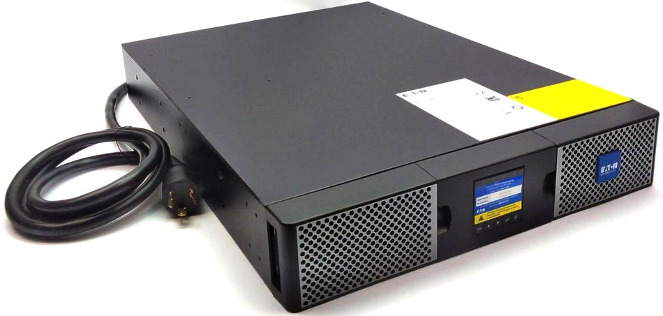 Eaton 3000VA Battery Backup UPS 9PX 3000 RT2U Li-Ion 2700W 7 Outlets 9PX3000RT-L