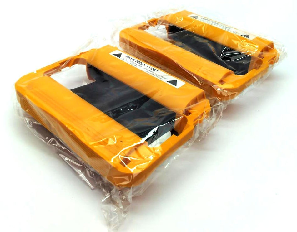 Zebra 4.33" x 243' 2000 Performance Ribbon 02000CT11007 Genuine - 2 Cartridges