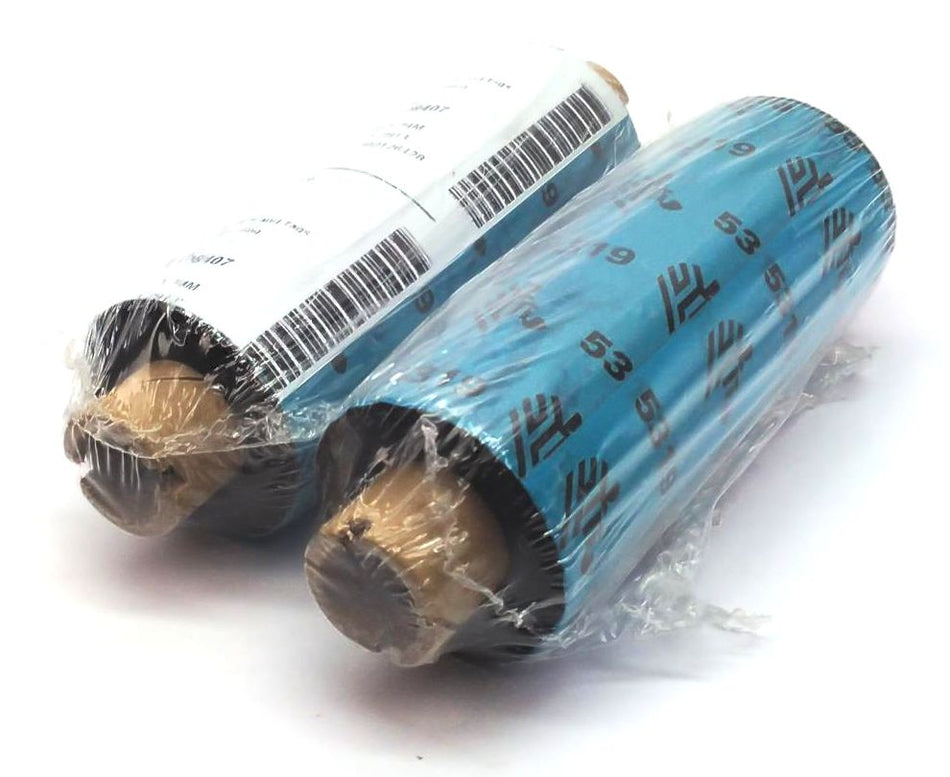 Zebra 3.3" x 2913" Performance Wax Ribbons 5319 05319GS08407 Genuine - 2 Rolls