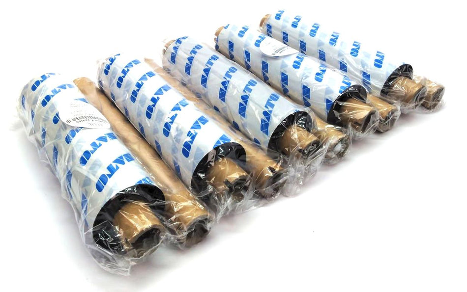 SATO 8.66" x 984' T111L Wax Resin Ribbons Black SWR10-K-220300 Genuine - 5 Rolls